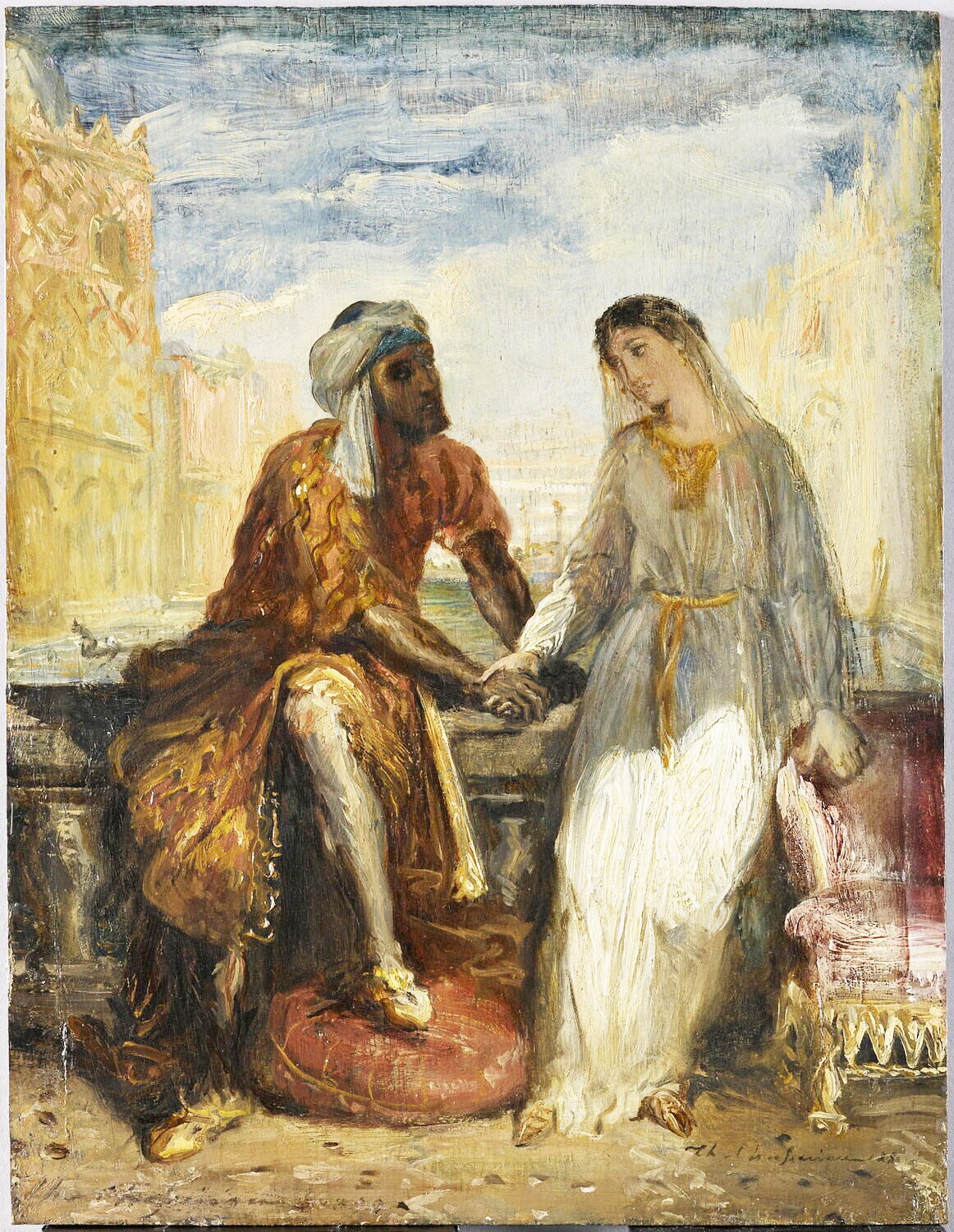 Chasse Uriau  Othello Et Desde Umone A Venise Othello Rcontant A Esde Umone Sa Vie Shakespeare Othello Acte I Sce Cne 3 1850 Rf 3897