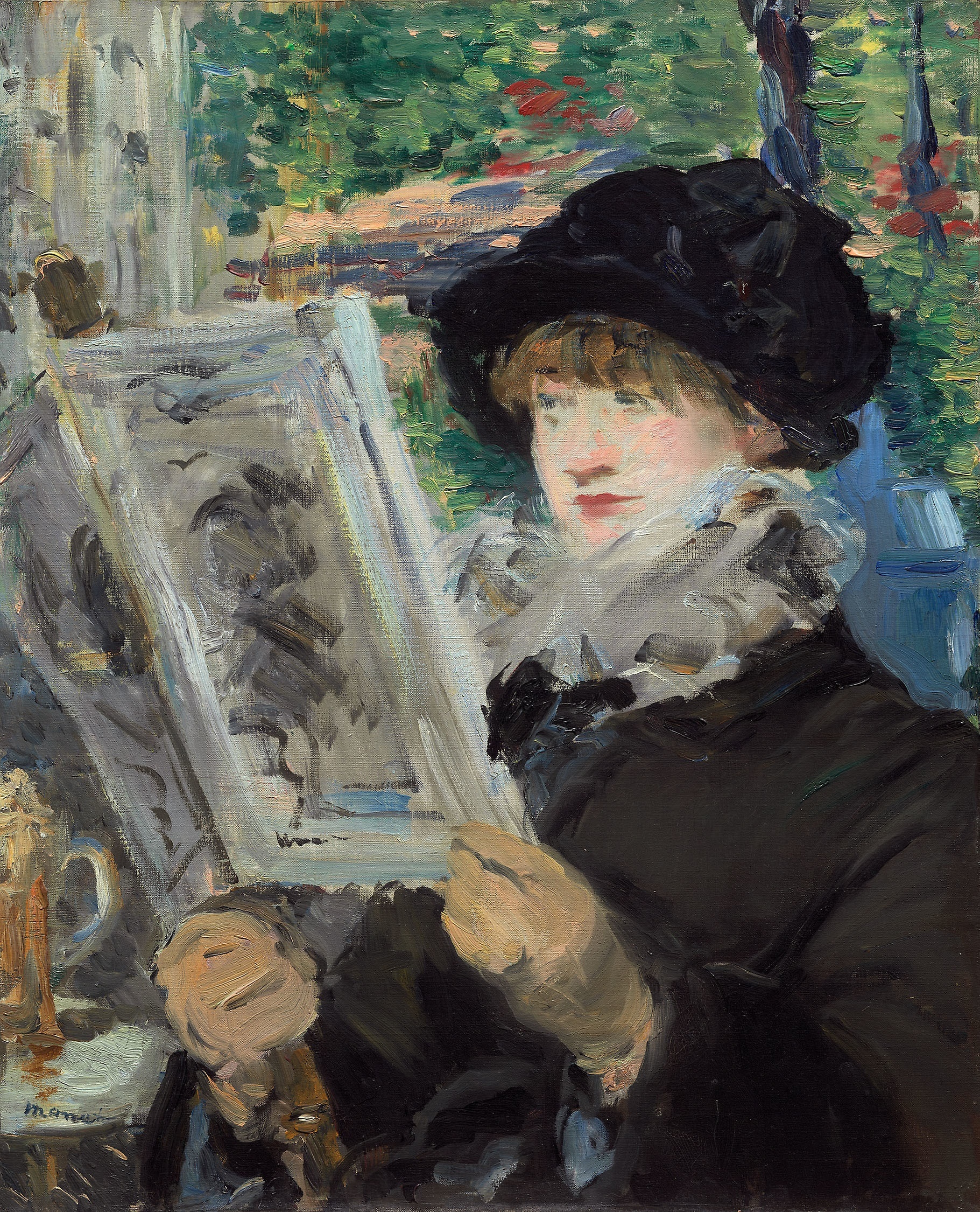 Woman Reading, Edouard Manet, 1879-1880
