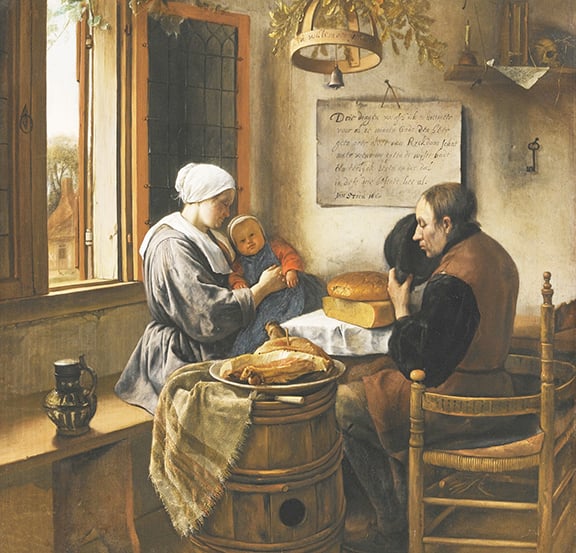 Jan Steen  The Prayer Before The Meal 1660