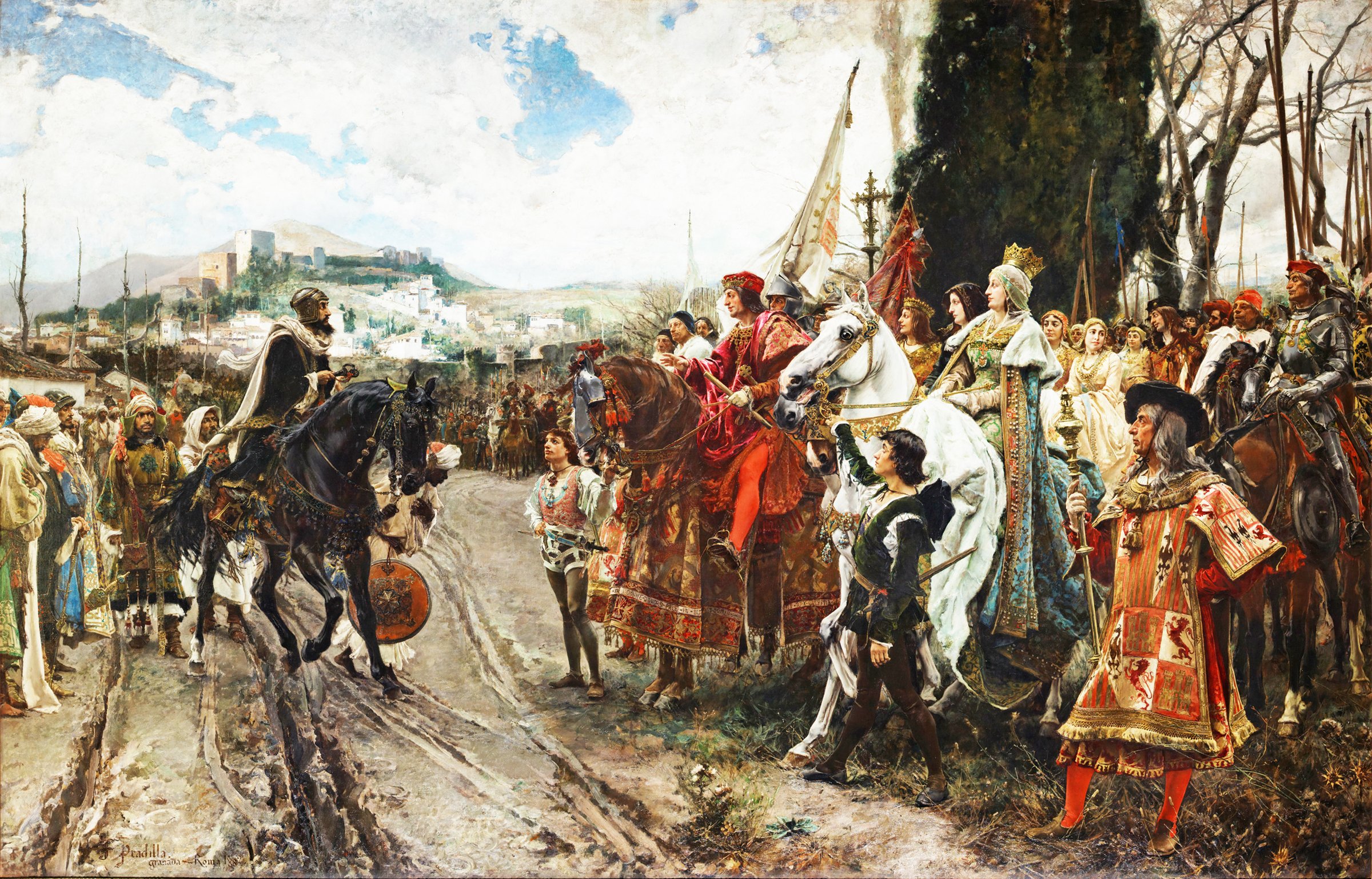 La Rendicion De Granada Pradilla