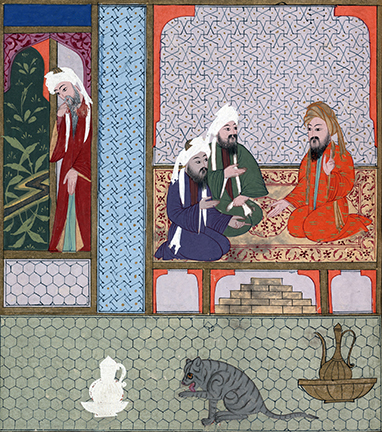 New York Public Library Spencer Collection Turk  Ms 3 Siyar I Nabî Fol 230R Abu Hudhayfa Ibn Utba Tells Asad Ibn Zurara He Has Become Muslim