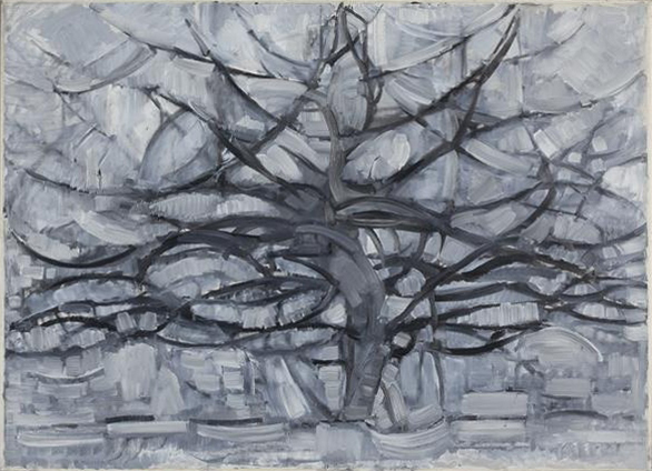 Piet Mondrian 1911 Gray Tree De Grijze Boom Oil On Canvas 79 7 X 109 1 Cm Gemeentemuseum Den Haag Netherlands