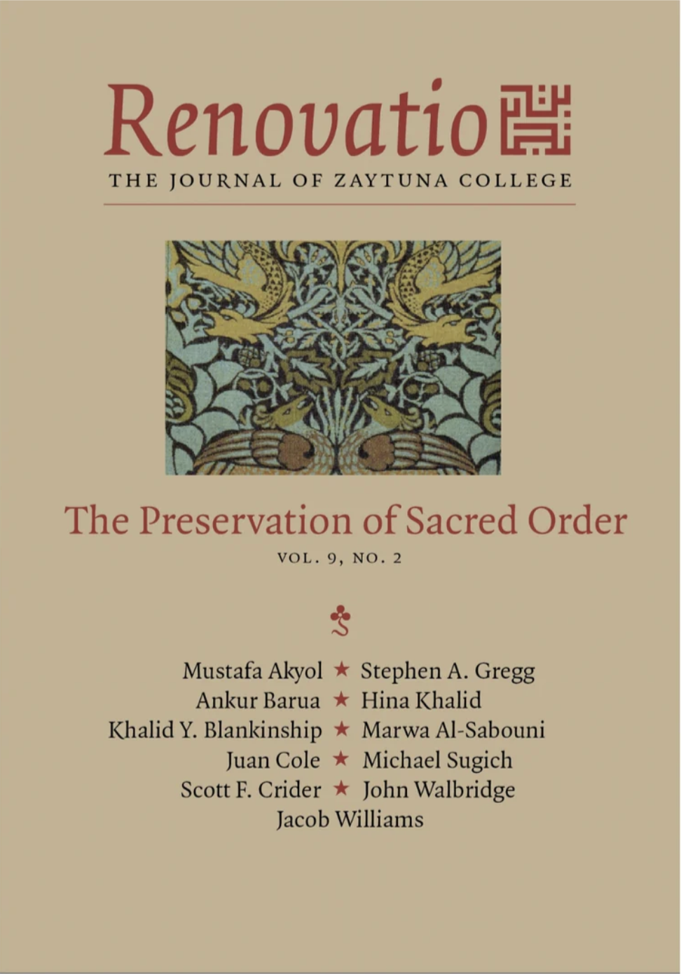 Renovatio 9 Sacred Order