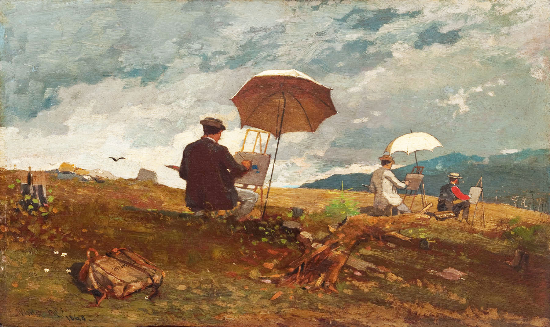 Winslow Homer  Artists Sketching In The White Mountains