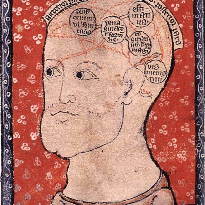 14Th Century Painters  Diagram Of The Brain  Wga15761