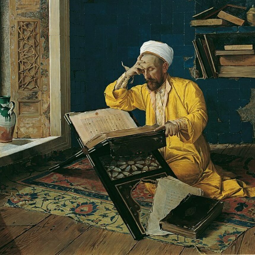 Theologian Reading the Koran, Osman Hamdi Bey, ca. 1902