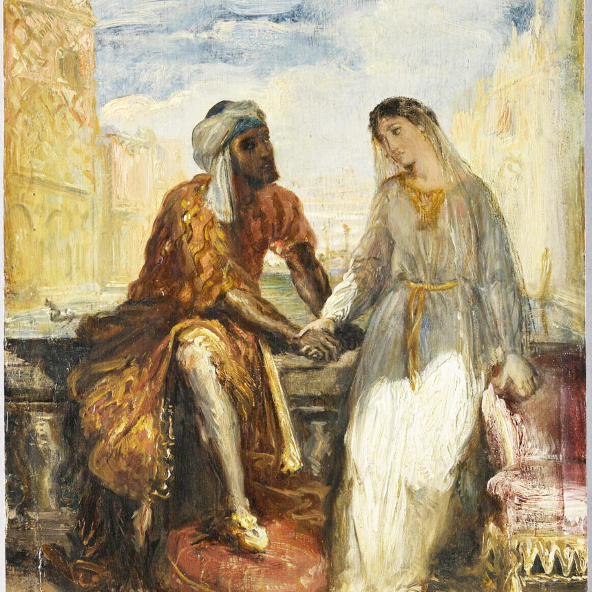 Chasse Uriau  Othello Et Desde Umone A Venise Othello Rcontant A Esde Umone Sa Vie Shakespeare Othello Acte I Sce Cne 3 1850 Rf 3897