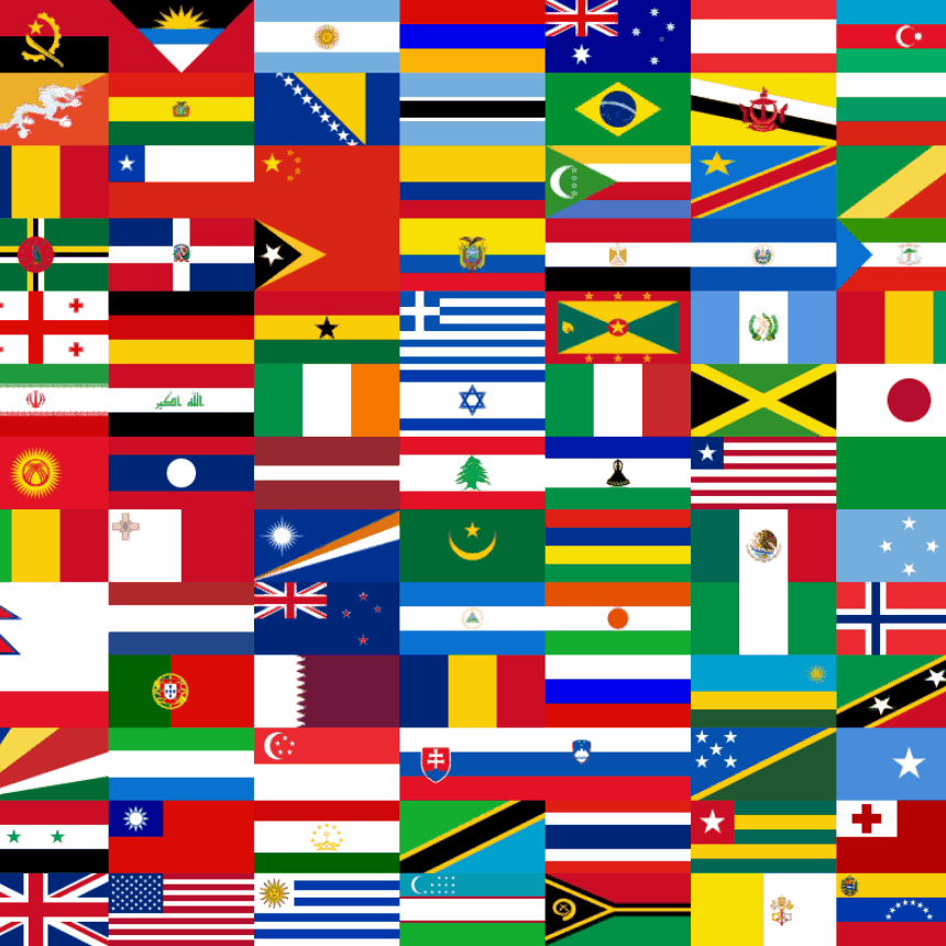 Collection National Flags