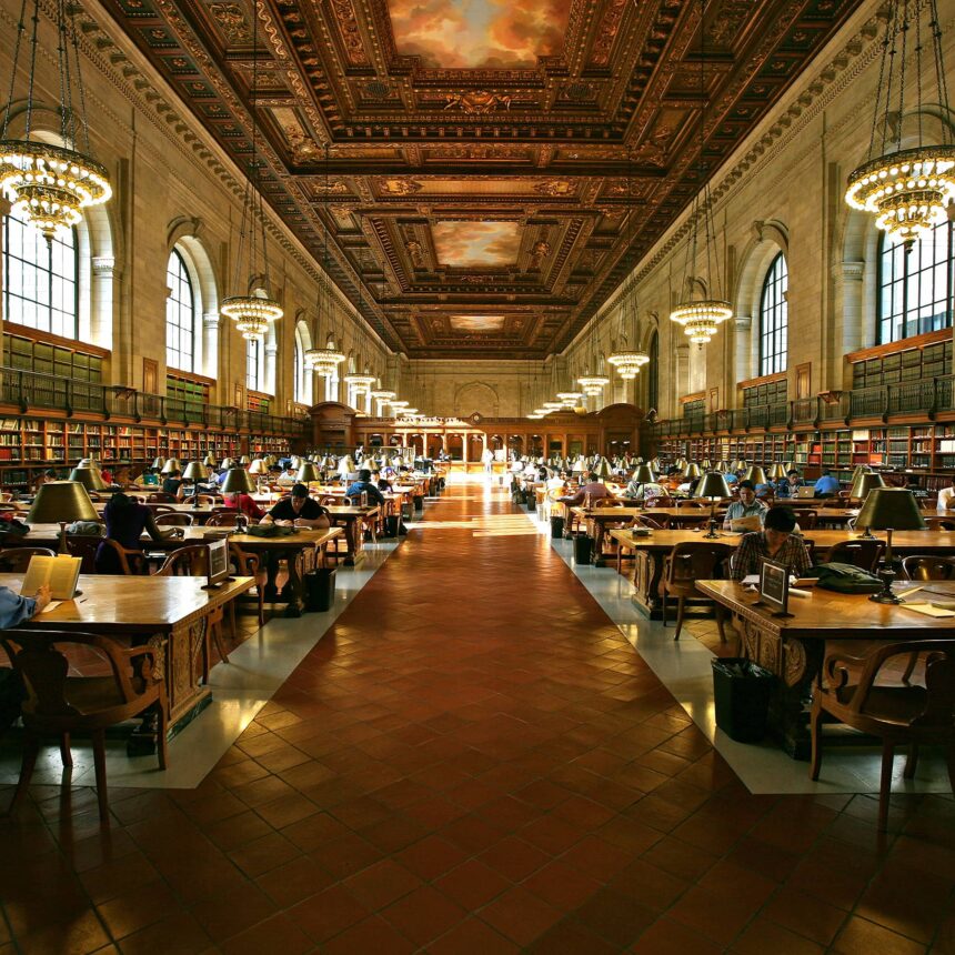 The Rose Main Reading Room at the New York Public Library