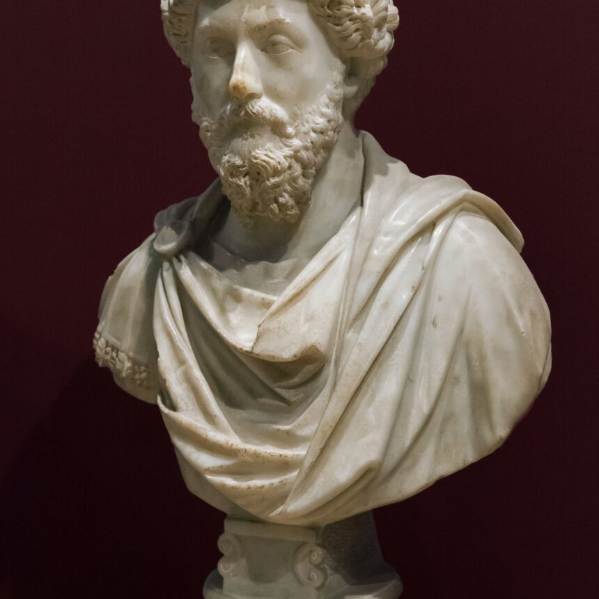 Bust of Marcus Aurelius in the Archaeological Museum of Istanbul, Turkey; photo: Eric Gaba / Wikimedia Commons