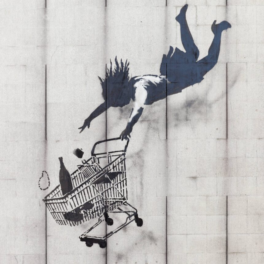 Shop Until You Drop By Banksy