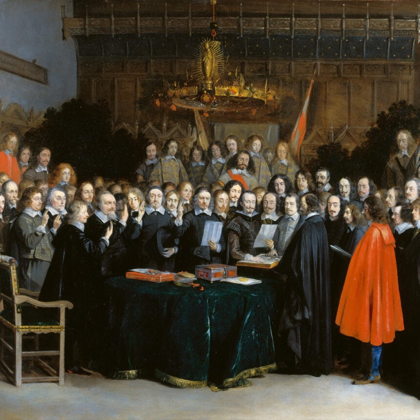 Westfaelischer Friede In Muenster Gerard Terborch 1648